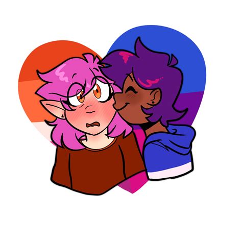 Tally Commissions Open On Twitter Posting Lesbian Sapphic Couples For Lesbian Visibility