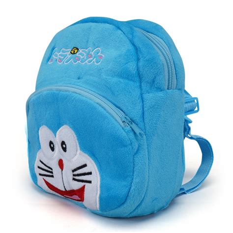 Baby Character Plush Backpack Doraemon Blue Small Sunshine