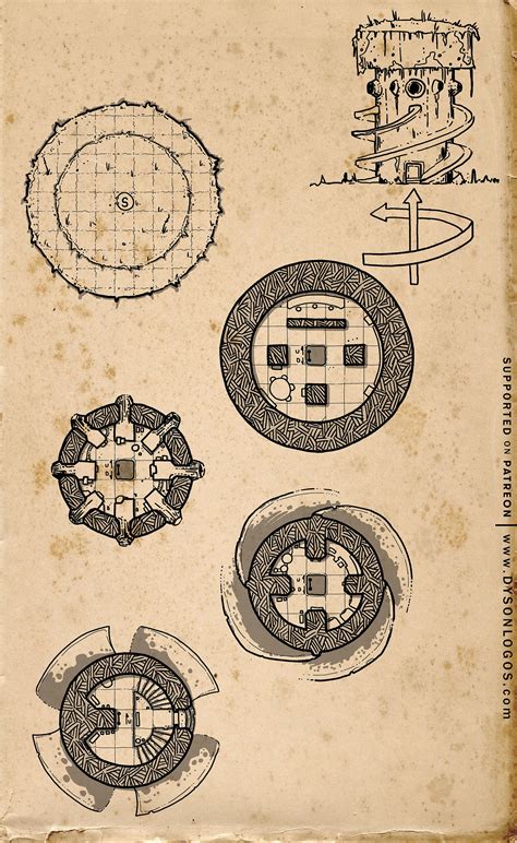 The Spinning Tower (Hawkmoon-inspired) : r/dndmaps