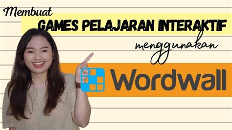 Membuat Games Pelajaran Interaktif Menggunakan Wordwall Part I