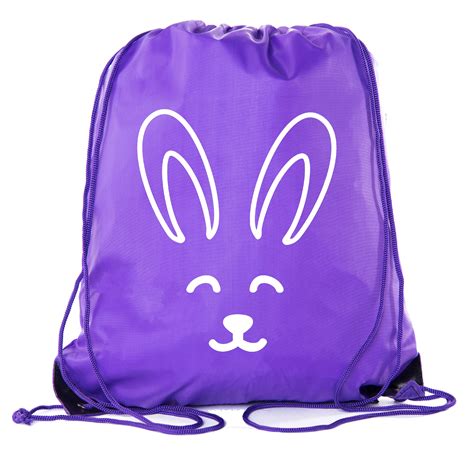 Easter Basket Bags Bulk Drawstring Backpacks Party Favor Goody Bags