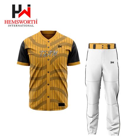 Baseball Uniforms Hems Worth International