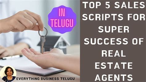 Top Sales Scripts For Success Of Real Estate Agents Telugu Real