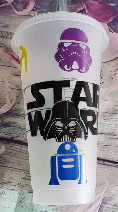 Starbucks Star Wars Reusable Cold Cup Starbucks Star Starbucks Cup