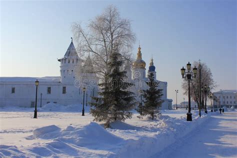 Tobolsk Kremlin, Tobolsk, Siberia, Russia. Editorial Photo - Image of ...