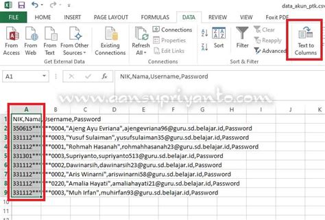 Cara Merapikan File Csv Ke Format Tabel Di Excel Simple Dan Mudah Riset