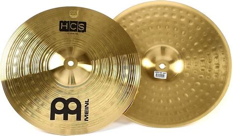 Meinl Cymbals 13 Inch HCS Hi Hat Cymbals Reverb