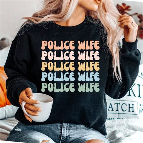 Police Wife Shirt Etsy