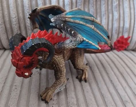 Schleich Battering Ram Horned Dragon Figure Eldrador Knights