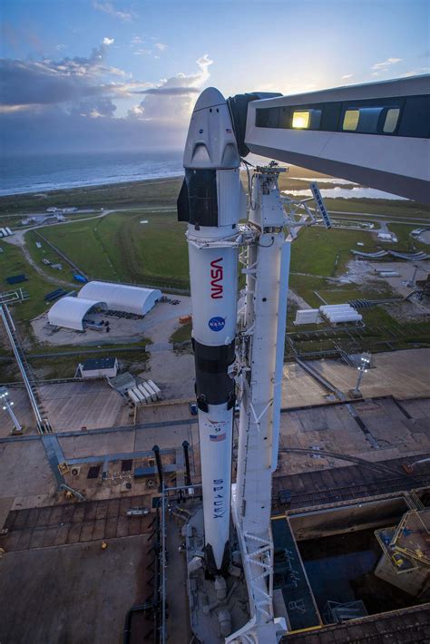 Spacex Spx Uscv Nasa Crew Flight Falcon Block Rocket Launch