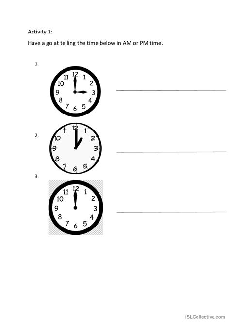 Telling The Time English Esl Worksheets Pdf And Doc