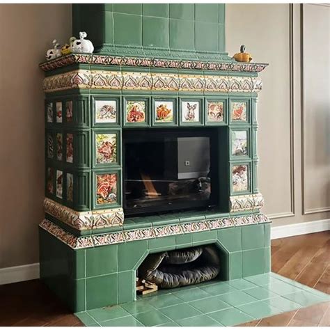 Плитка для печей и каминов на заказ купить в Москве