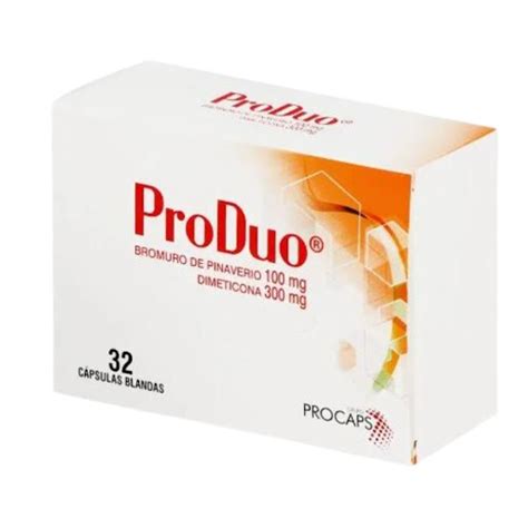 Produo Bromuro De Pinaverio Dimeticona Mg Mg Procaps Caja X