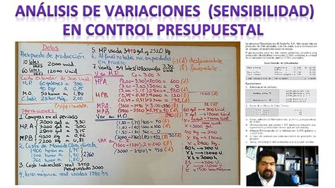 Ejemplo P An Lisis De Variaciones O Sensibilidad En Control