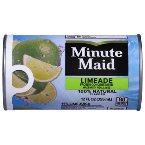 Minute Maid Frozen Concentrated Limeade Fruit Drink Fl Oz Kroger