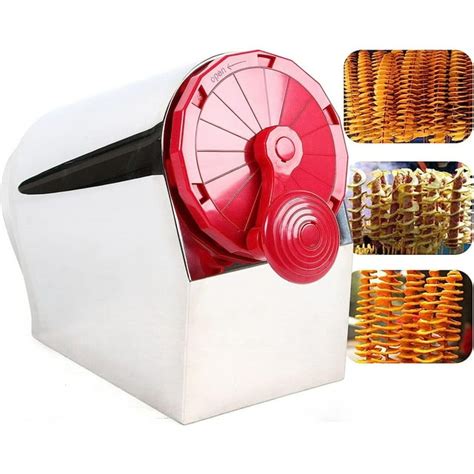 3 In 1 Manual Tornado Potato Spiral Cutter Stainless Steel Potato