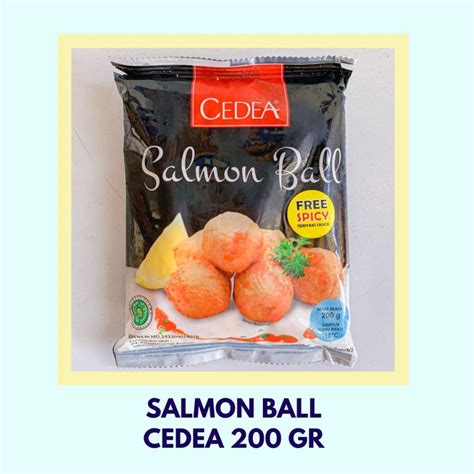 Jual Salmon Ball 200 Gr Produk Cedea Shopee Indonesia