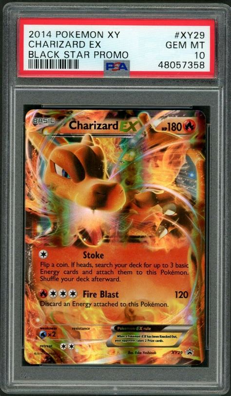 charizard ex Pokémon black star Promo xy29 Values MAVIN