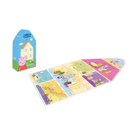 Set Puzzle Cu De Piese Barbo X Cm Ani Peppa Pig Multicolor