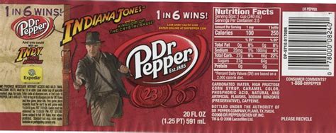 Dr Pepper Nutrition Facts 20 Oz Bottle - Nutrition Ftempo