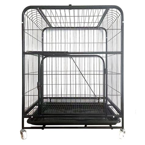 Cat cage with wheels thickened pet cage easy assembles sturdy pet cat 2 ...