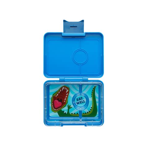 Yumbox Snack Vakken Surf Blue Dinosaur Tray Yumbox Eu Yumbox