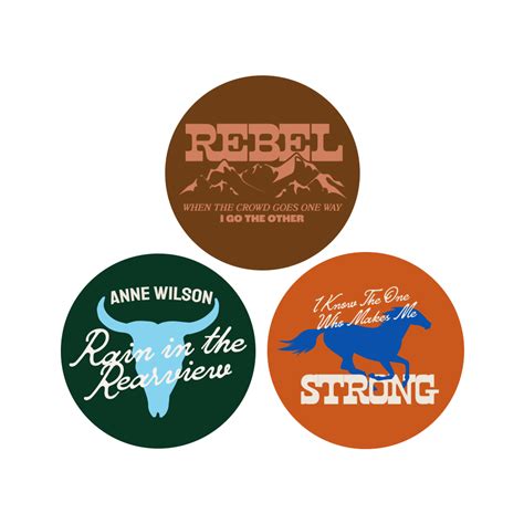 REBEL Sticker Bundle - Universal Music Group Nashville Store