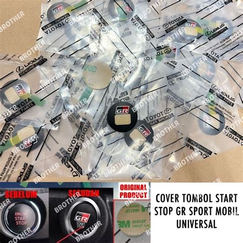 Jual Cover Tombol Start Stop Mesin Engine Ori GR SPORT Agya Avanza