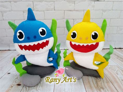 Centros De Mesa Baby Shark Personalizado Cm Elo