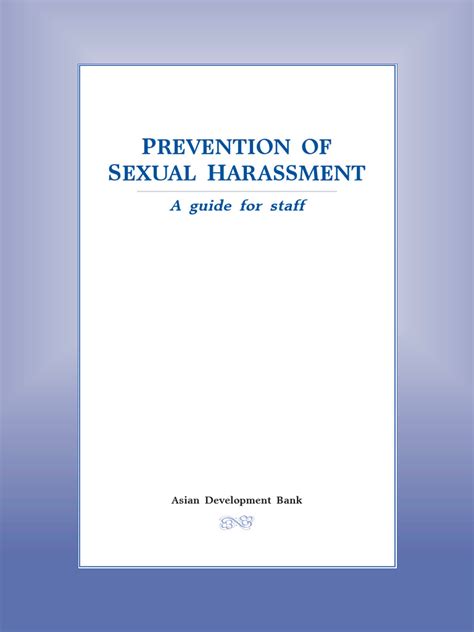 Prevention Sexual Harassment Guide Download Free Pdf Sexual