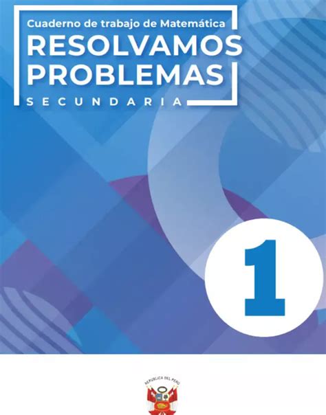 Libro De Resolvamos Problemas Matem Ticas Primer Grado De Secundaria