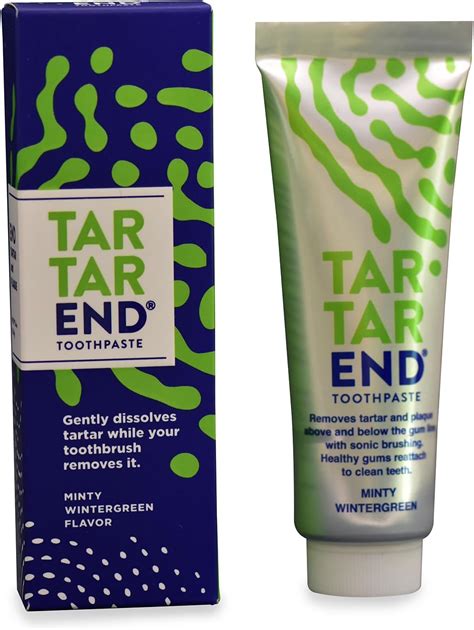 Amazon.com : TartarEnd Toothpaste for Tartar Removal - Tartar Control Toothpaste to Remove ...