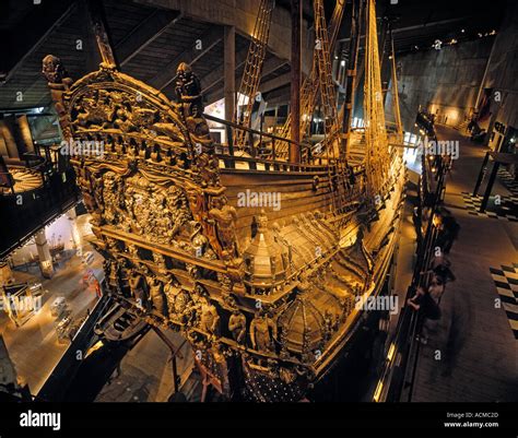 Stockholm Sweden Vasa Museum 17th century warship Vasa Stock Photo ...