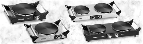 Duronic Hot Plate HP SS Table Top Cooking W Stainless Steel Electric Double Hob With