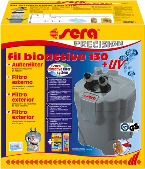 Фильтр для аквариума внешний SeraFil Bioactive 130 + УФ 5Вт для ...
