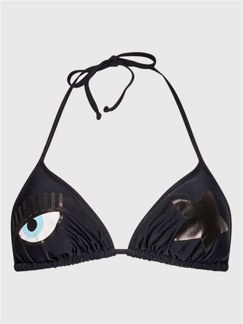 Chiara Ferragni Bikini Oberteil CFA5706 Schwarz Modivo De