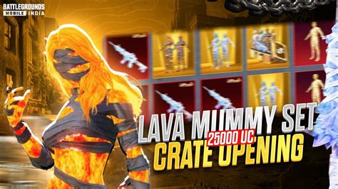 Bgmi Anniversary Crate Opening Mummy M New Lava Inferno Fiend