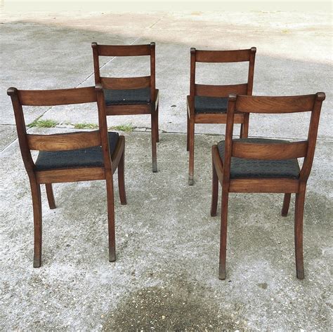 Set Of Four 19th Century English Mahogany Chairs