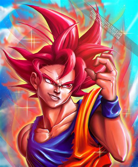 Artstation Goku Super Saiyan God