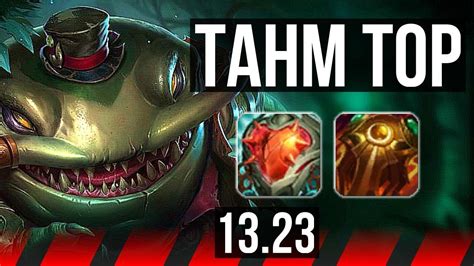 TAHM KENCH Vs GNAR TOP 7 1 6 2 1M Mastery 1400 Games KR Master