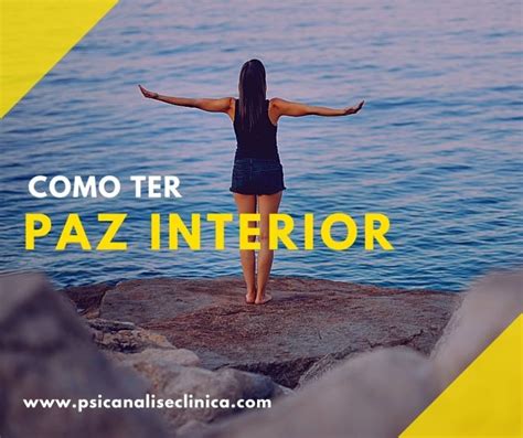 Paz Interior O Que Como Alcan Ar Psican Lise Cl Nica