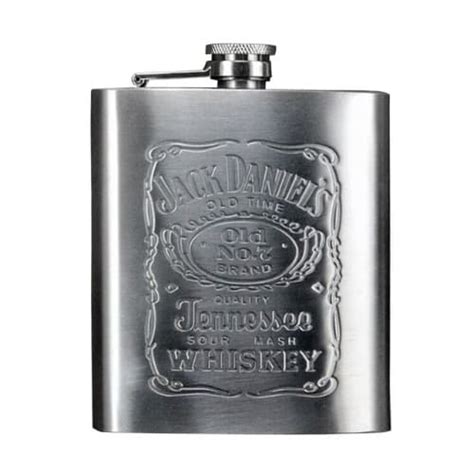 Stainless Steel Jack Daniel Pocket Whisky Liquor Hip Flask Konga