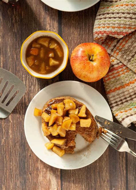 Spiced Apple Oatmeal Pancakes Gf And Vegan Options Allergy Awesomeness