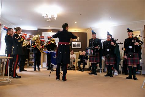 Royal Artillery Band Surprises Wwii Veteran For 100th Birthday