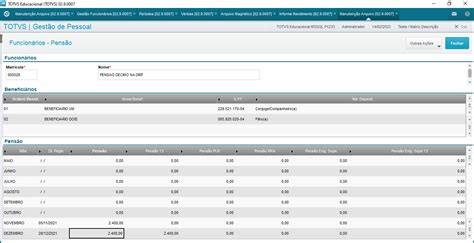 Rh Linha Protheus Gpe Como Configurar A Pens O Aliment Cia Para