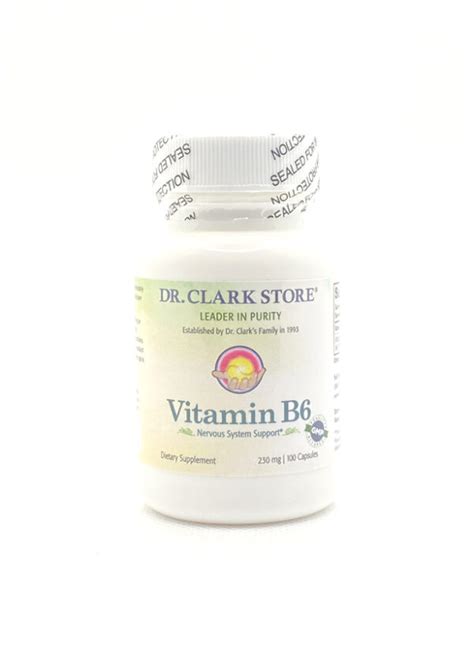 Vitamin B6 Capsules – Natural Health Supply