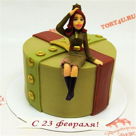 Торт на 23 февраля на заказ - более 100 идей!