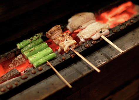 Yakitori Grilled Chicken on Skewers Photograph by Issei Kato - Pixels