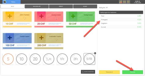 Wie Kann Ich Das Trinkgeld Via Kasse Registrieren Trinkgeldfunktion