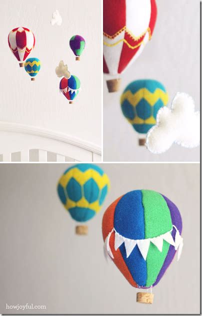 Hot Air Balloon Mobile How To Make A Baby Mobile Free Pattern